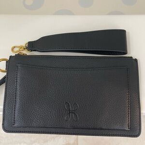 Hobo Brand Hart Wristlet in Black Leather- New
